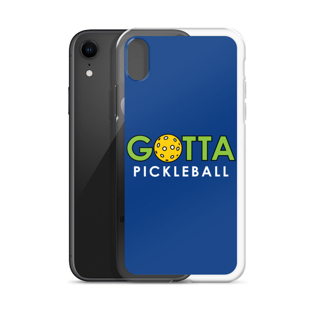 iPhone Case: GOTTA PICKLEBALL DARK CERULEAN