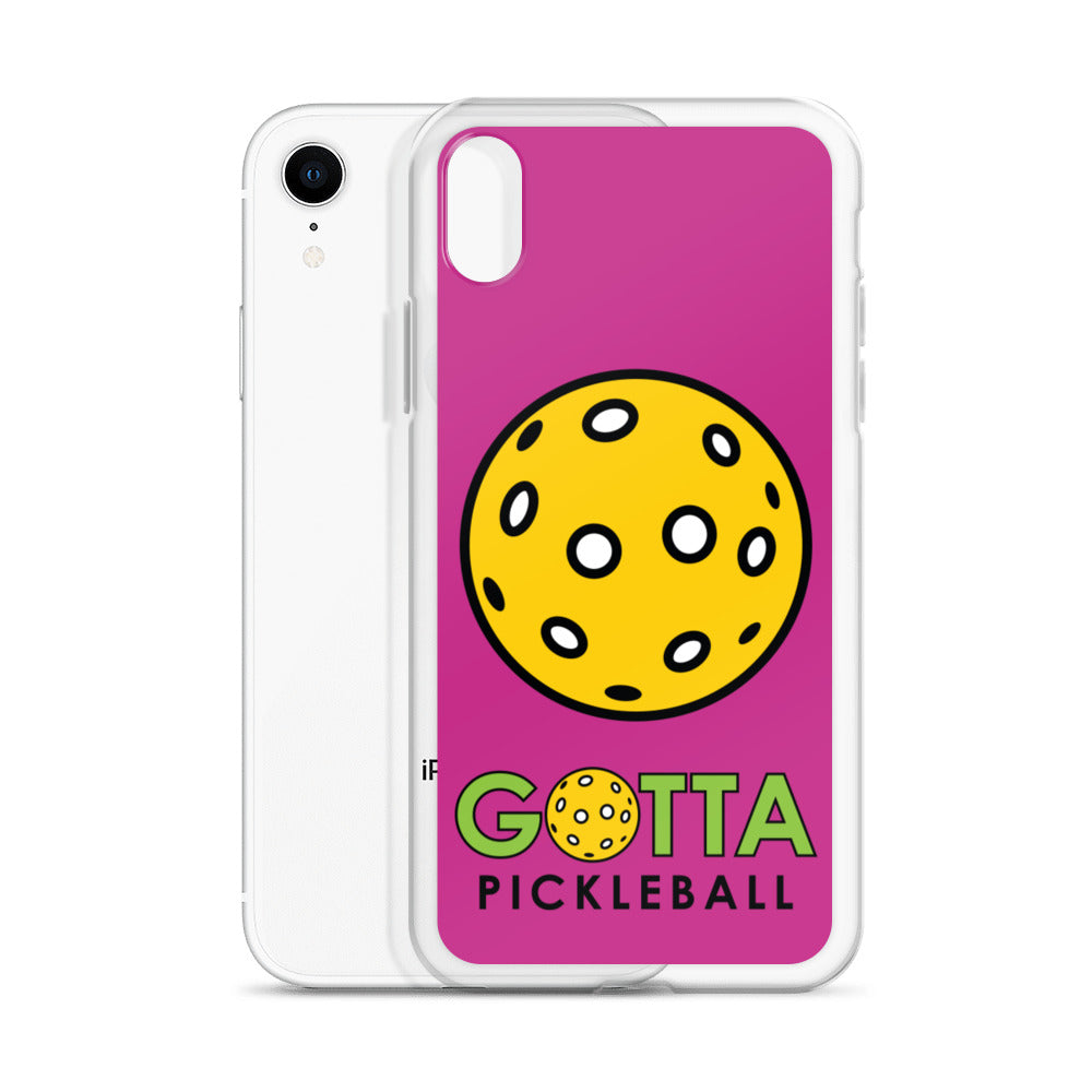 iPhone Case: GOTTA PICKLEBALL MEDIUM RED VIOLET