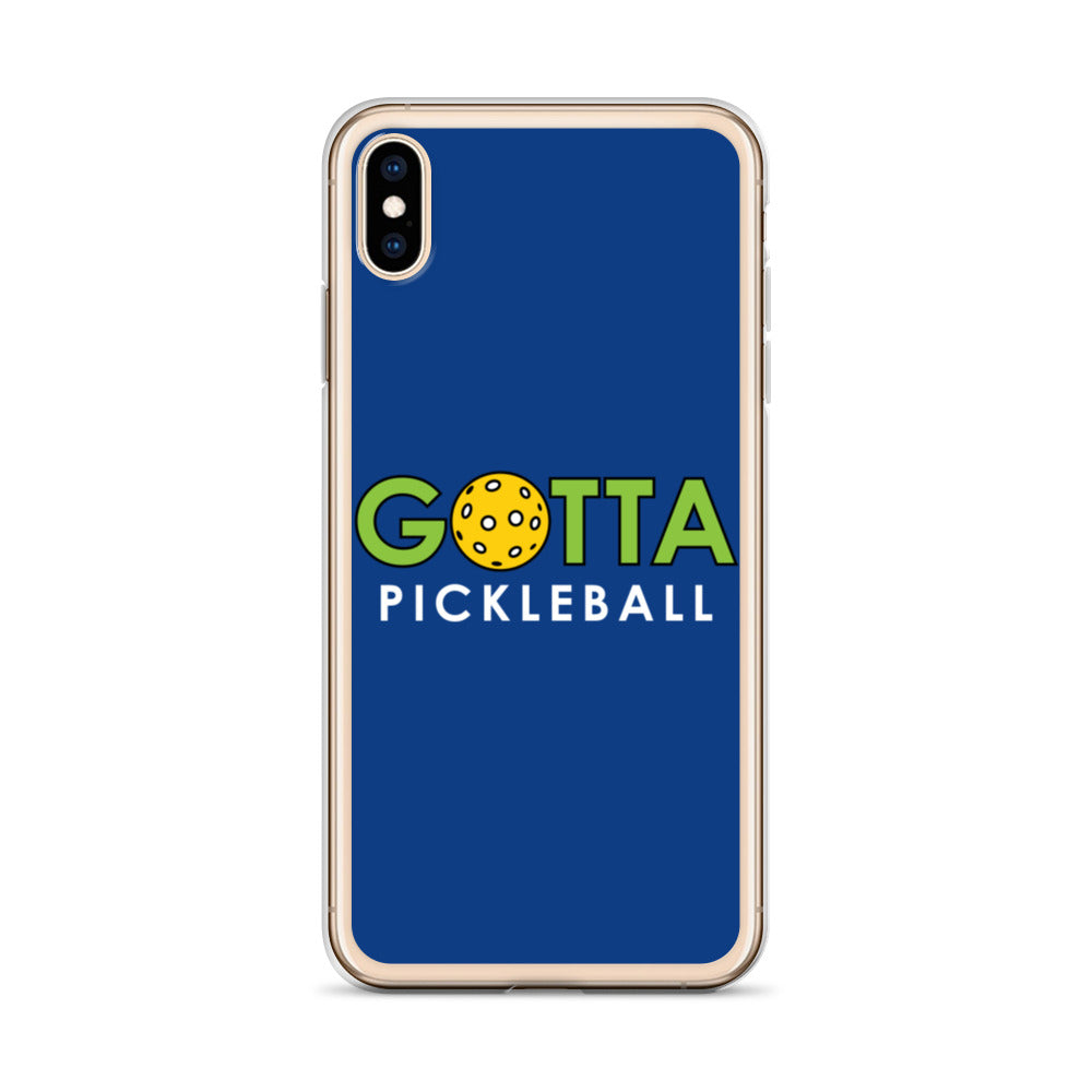 iPhone Case: GOTTA PICKLEBALL DARK CERULEAN