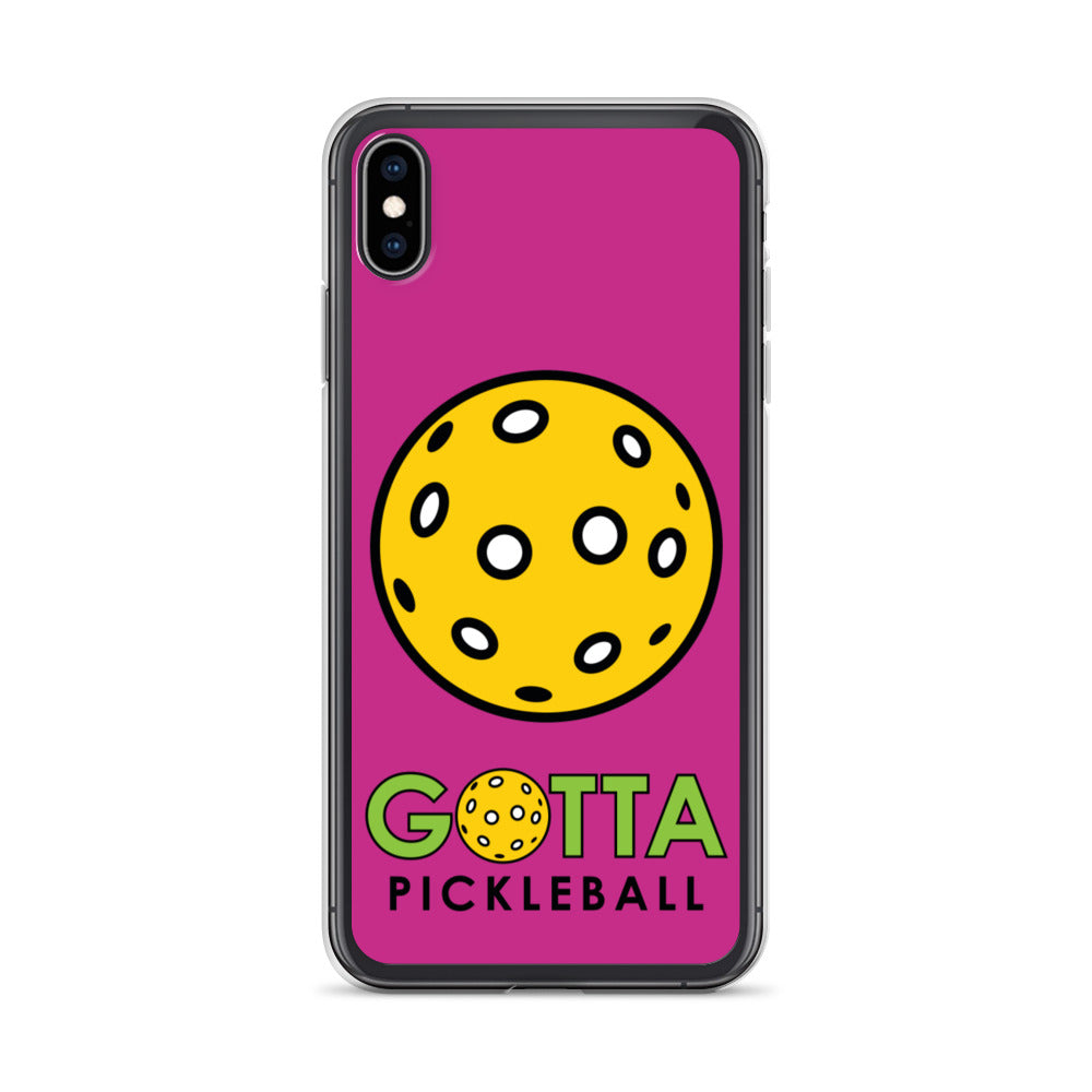 iPhone Case: GOTTA PICKLEBALL MEDIUM RED VIOLET