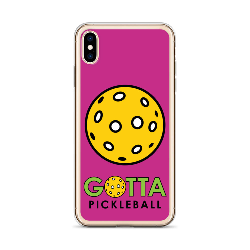 iPhone Case: GOTTA PICKLEBALL MEDIUM RED VIOLET