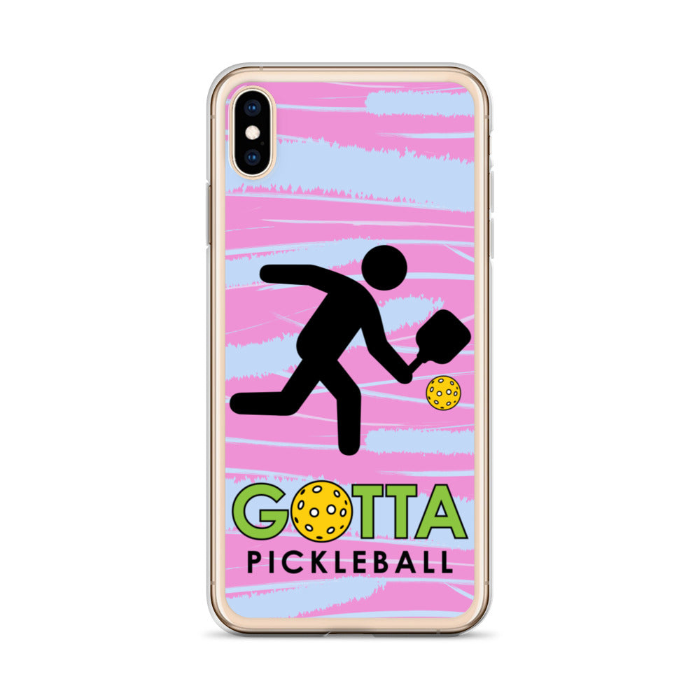 iPhone Case: GOTTA PICKLEBALL WITH OUR MASCOT OZZIE PINK & BLUE