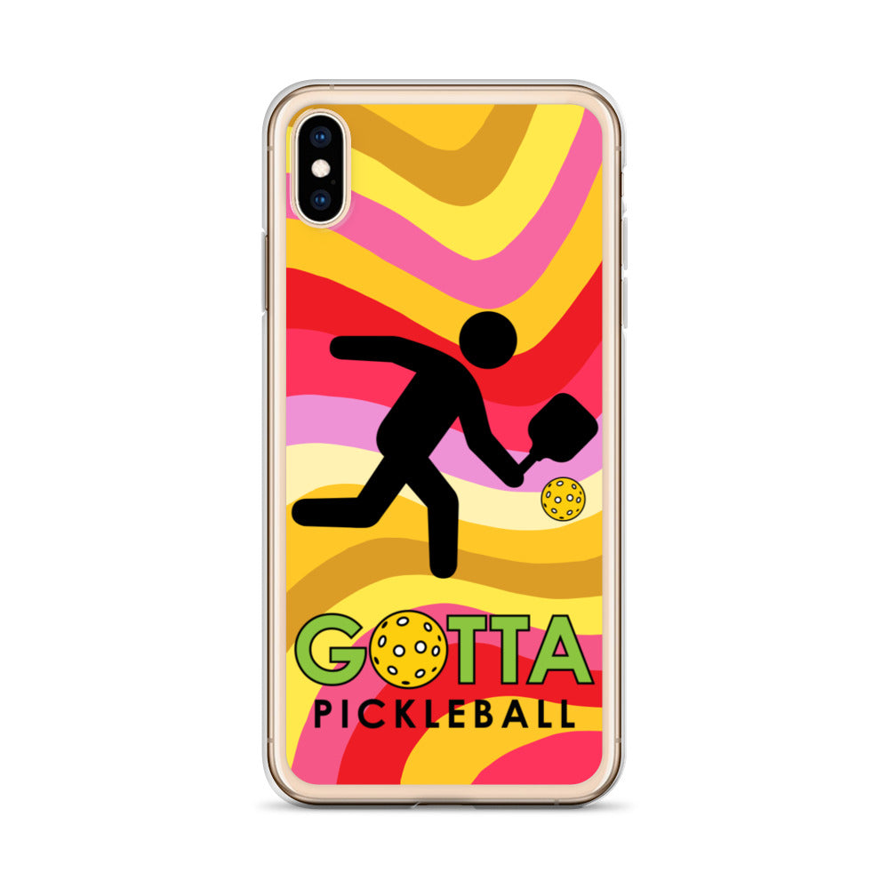 iPhone Case: GOTTA PICKLEBALL WITH OUR MASCOT OZZIE SUMMER SUN WAVES