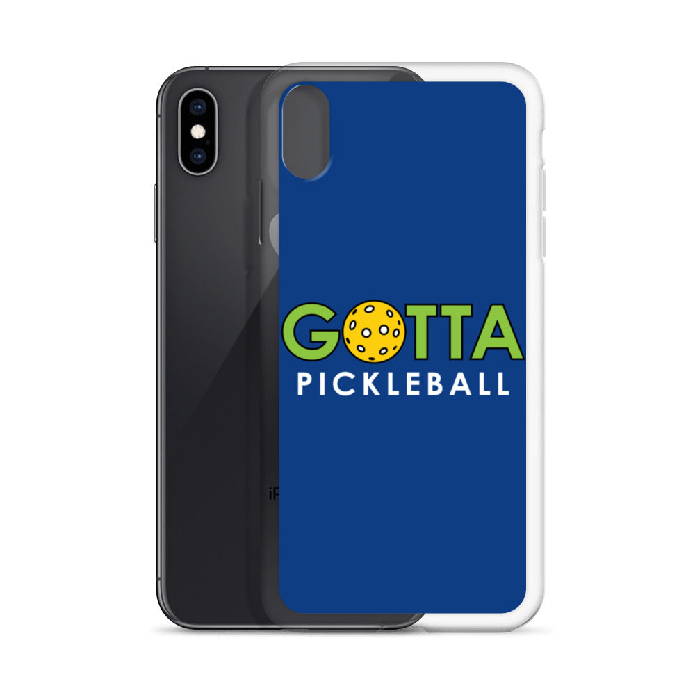 iPhone Case: GOTTA PICKLEBALL DARK CERULEAN