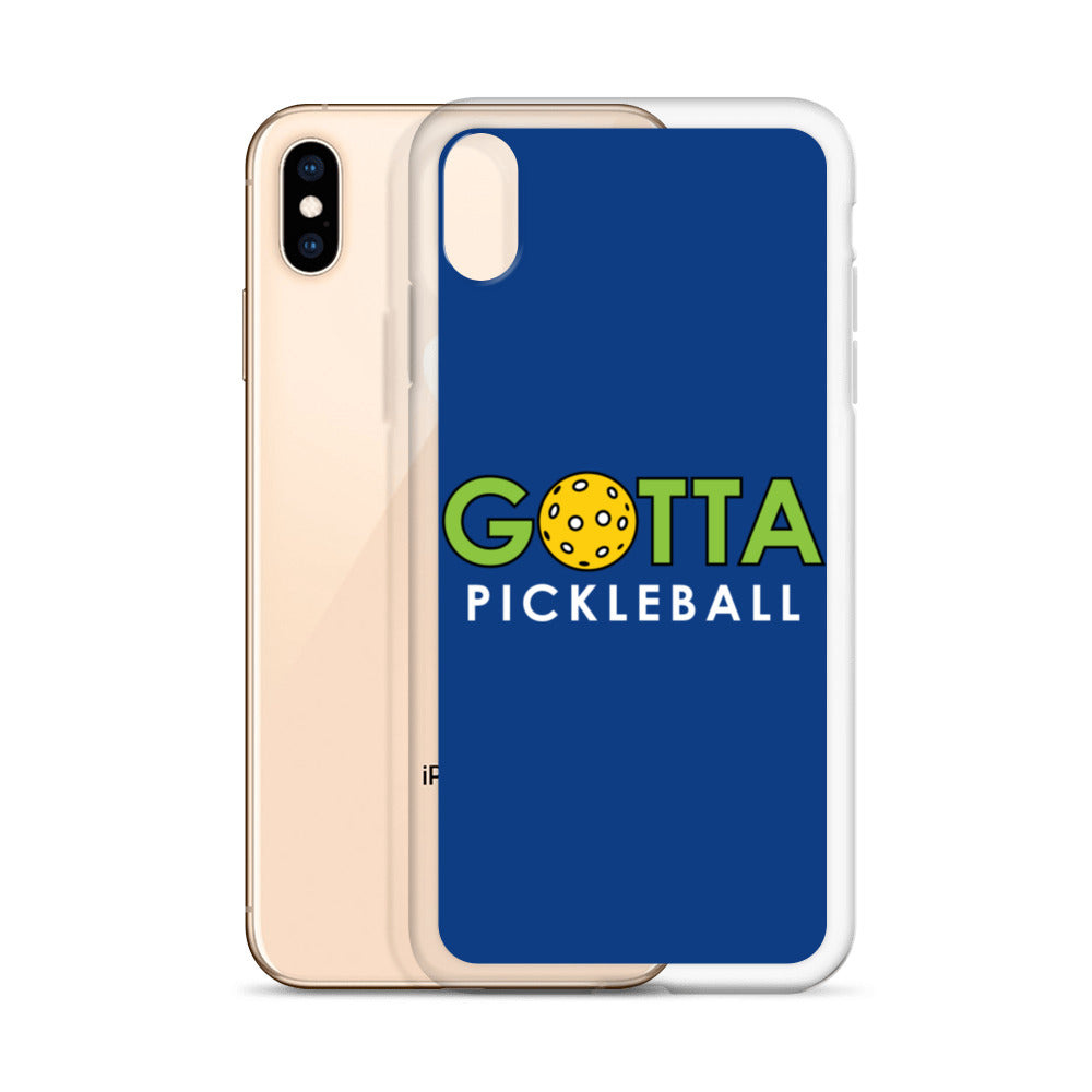 iPhone Case: GOTTA PICKLEBALL DARK CERULEAN