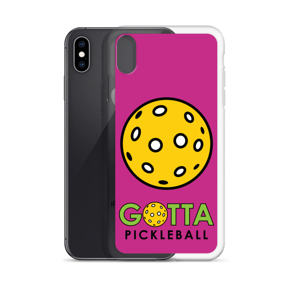 iPhone Case: GOTTA PICKLEBALL MEDIUM RED VIOLET