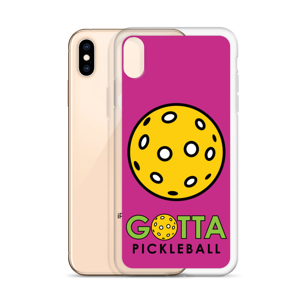 iPhone Case: GOTTA PICKLEBALL MEDIUM RED VIOLET