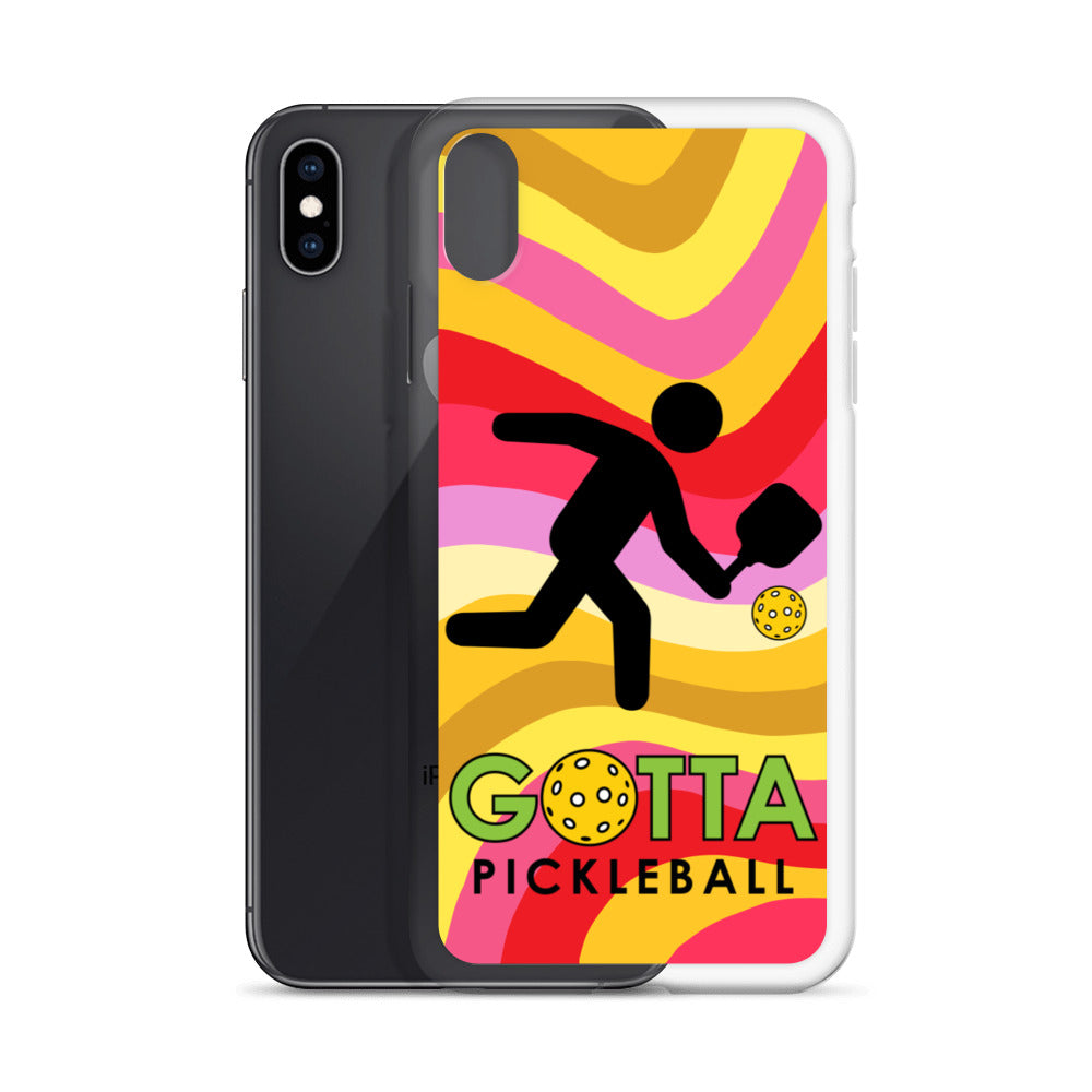 iPhone Case: GOTTA PICKLEBALL WITH OUR MASCOT OZZIE SUMMER SUN WAVES