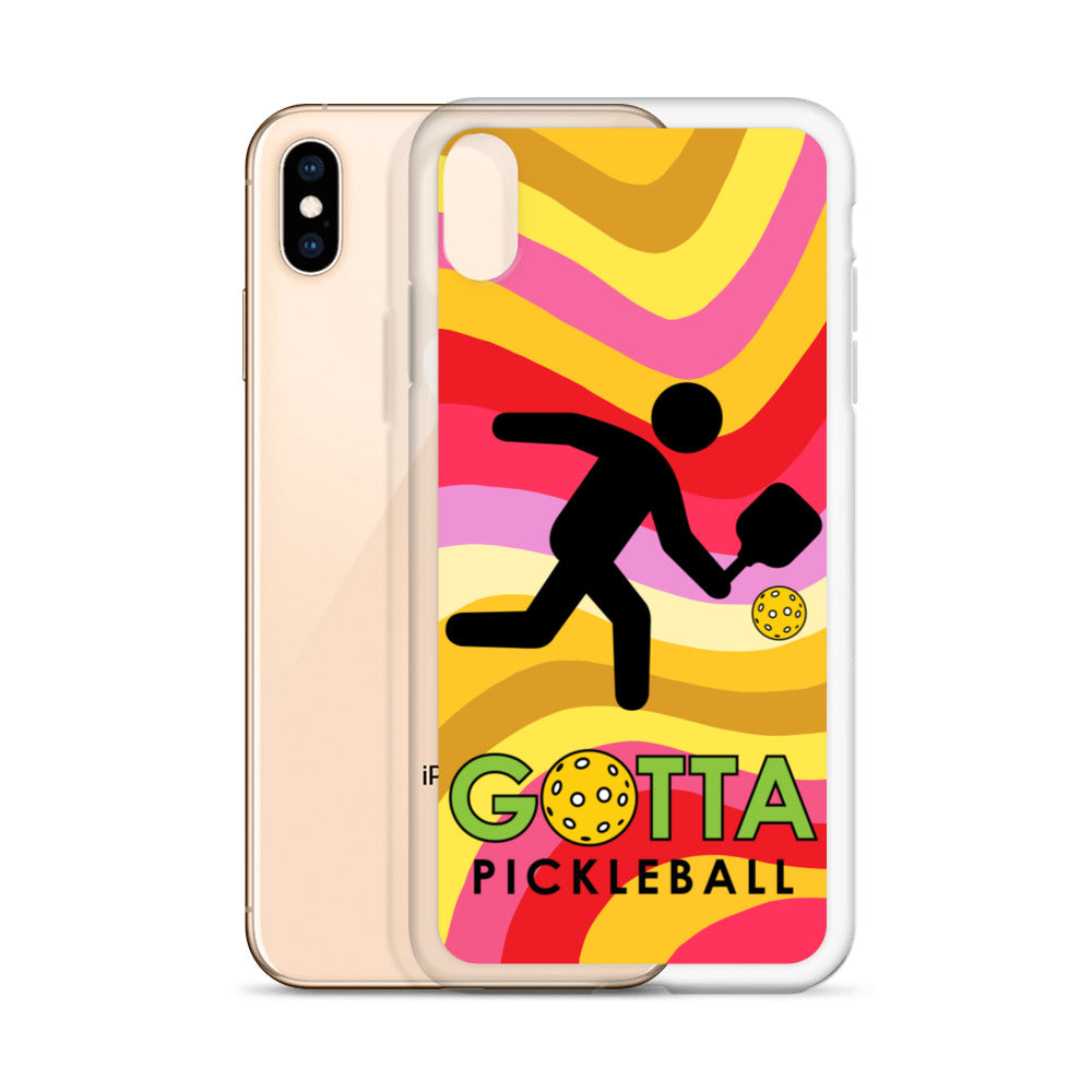 iPhone Case: GOTTA PICKLEBALL WITH OUR MASCOT OZZIE SUMMER SUN WAVES