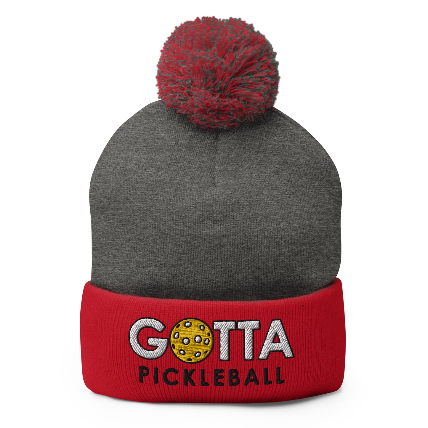 Pom-Pom Beanie: Embroidered Gotta Pickleball (more colors)