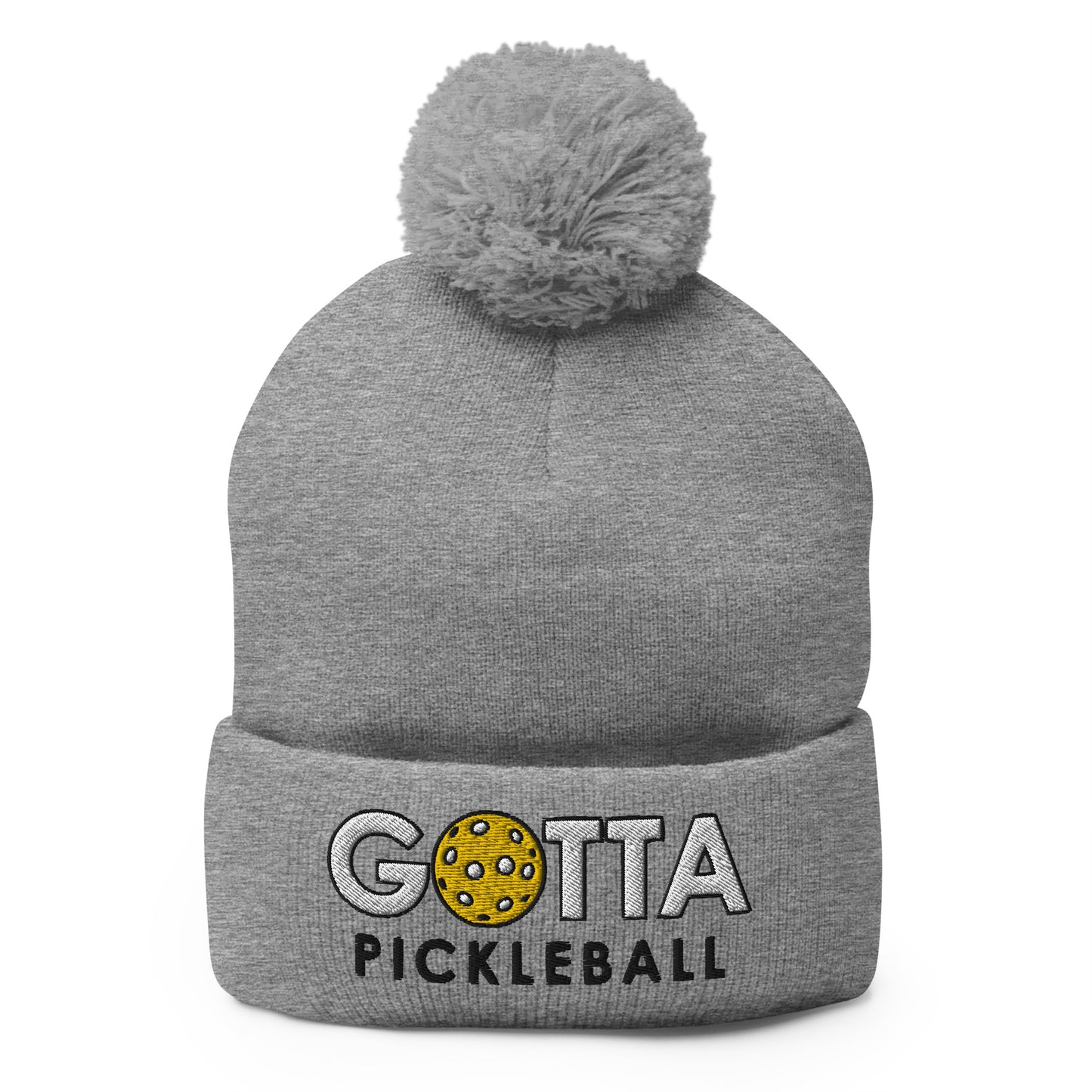 Pom-Pom Beanie: Embroidered Gotta Pickleball (more colors)