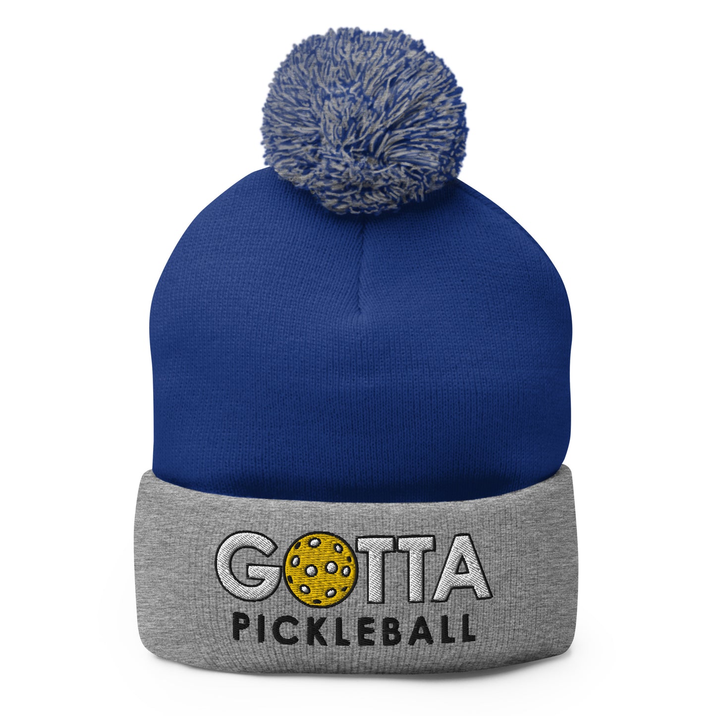 Pom-Pom Beanie: Embroidered Gotta Pickleball (more colors)