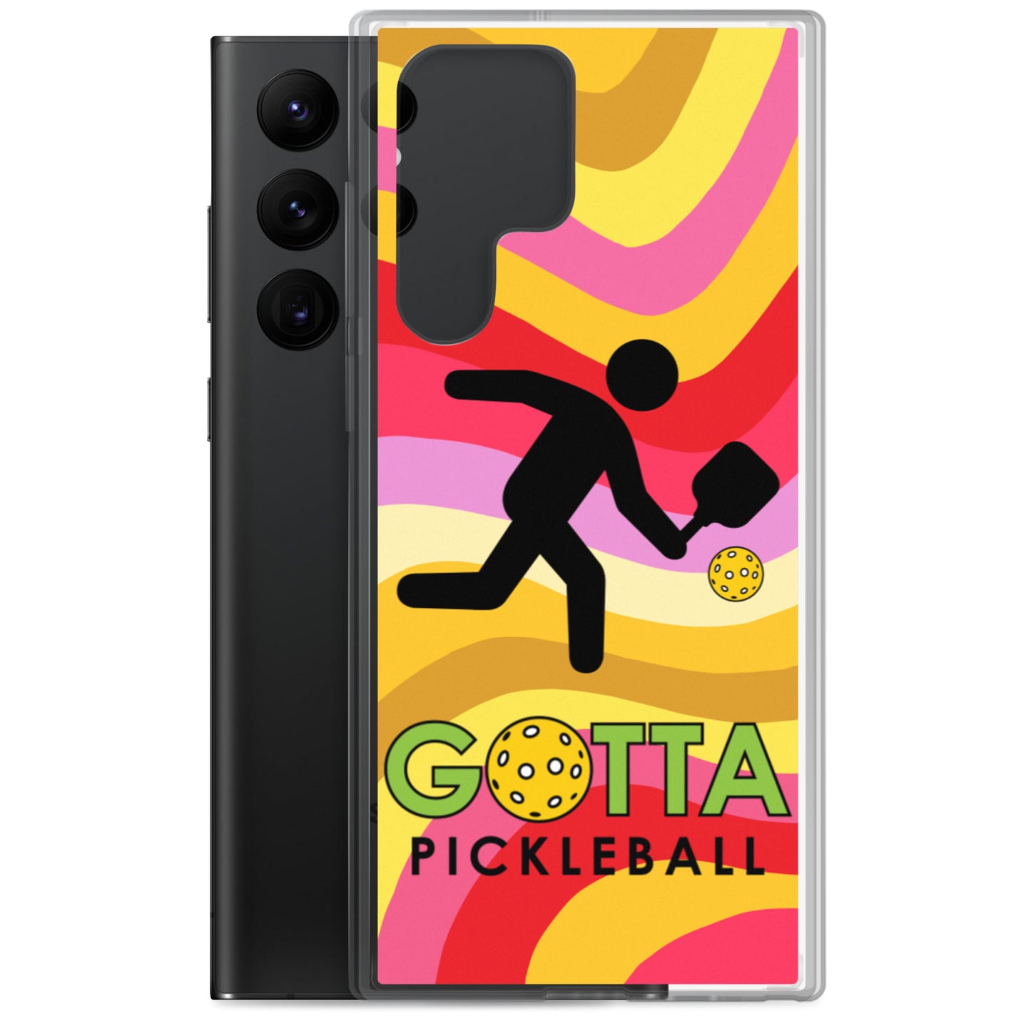 Samsung Case: GOTTA PICKLEBALL WITH OUR MASCOT OZZIE SUMMER SUN WAVES