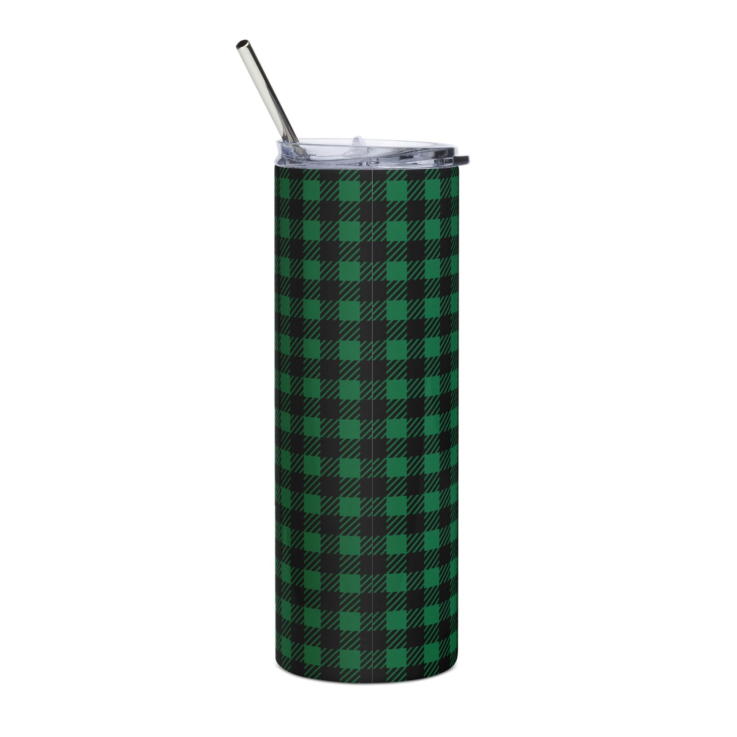 Stainless Steel Tumbler: GOTTA PICKLEBALL GREEN PLAID