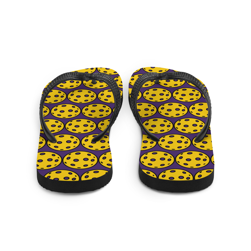 Flip-Flops: PICKLEBALLS PURPLE