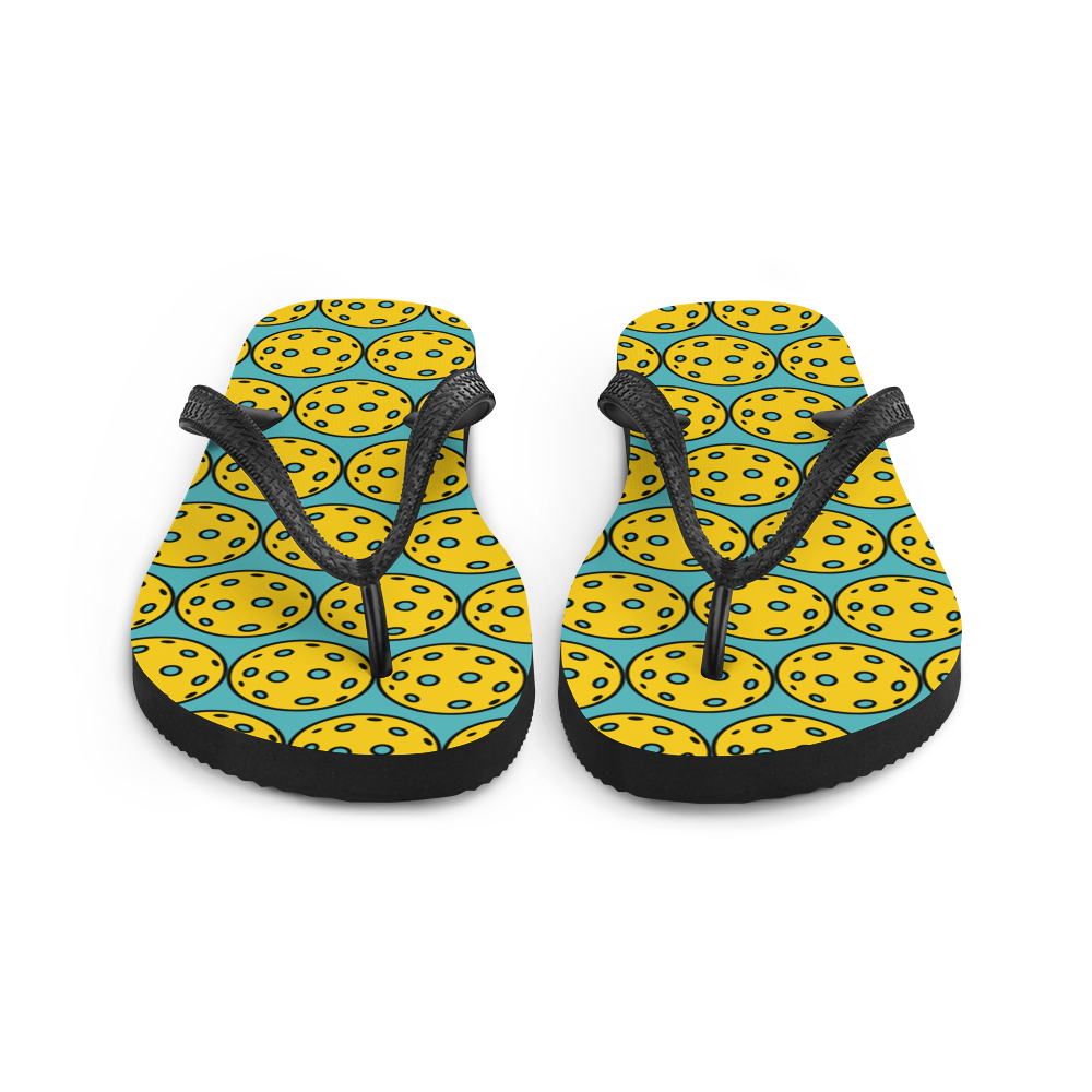 Flip-Flops: PICKLEBALLS AQUA