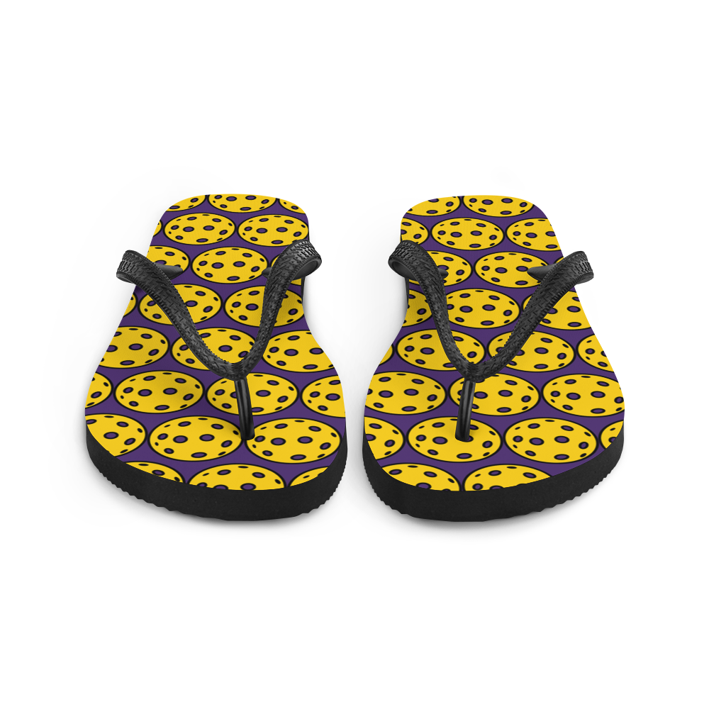 Flip-Flops: PICKLEBALLS PURPLE