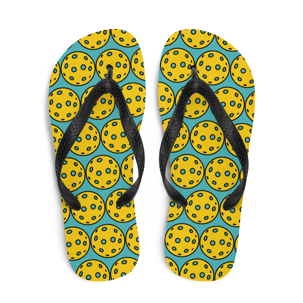 Flip-Flops: PICKLEBALLS AQUA