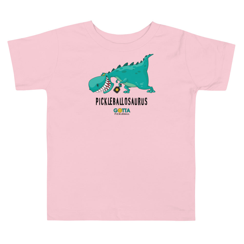 Toddler T-Shirt COTTON: PICKLEBALLOSAURUS (more colors)