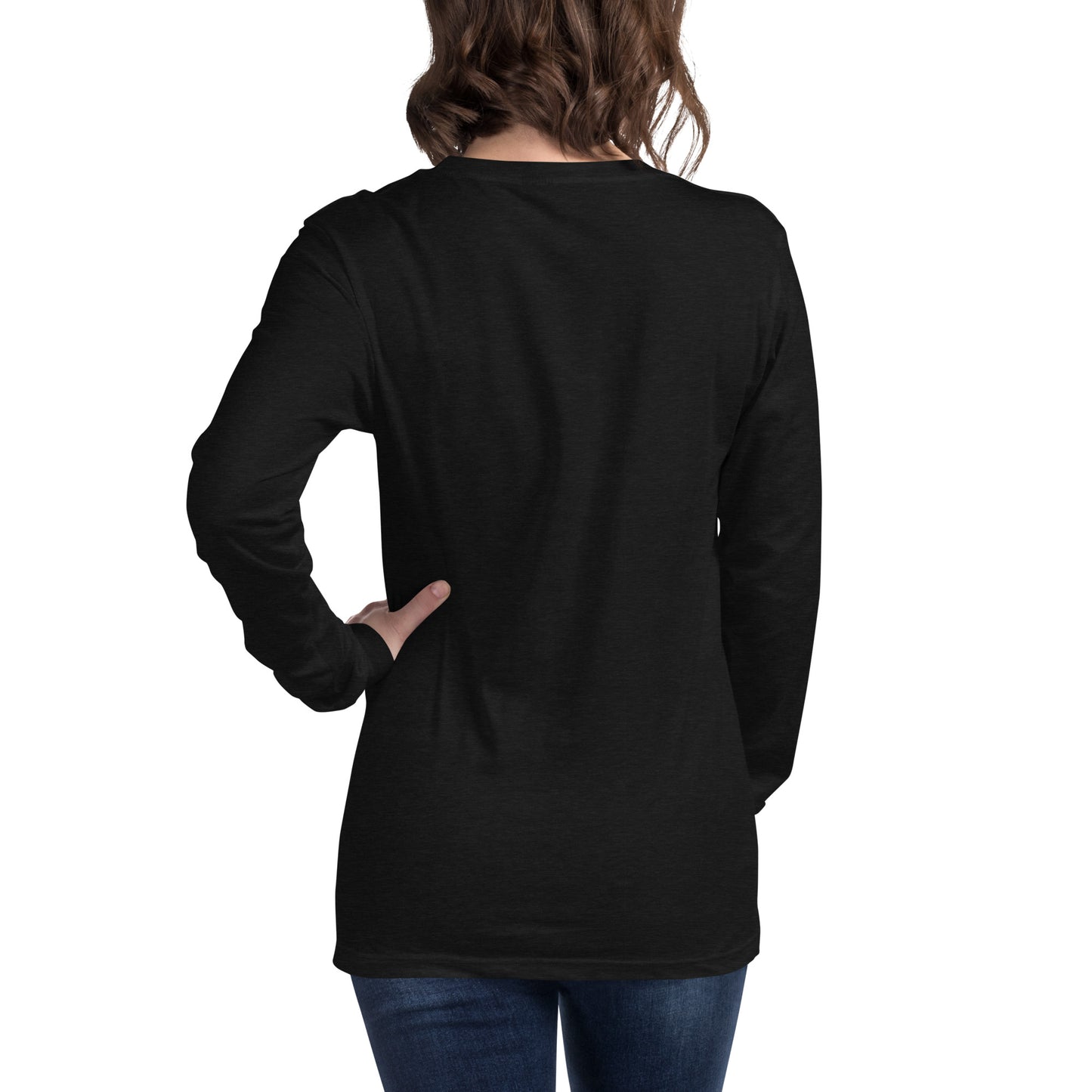 Unisex Long Sleeve Tee: PICKLEBALL CHRISTMAS WREATH (more colors)