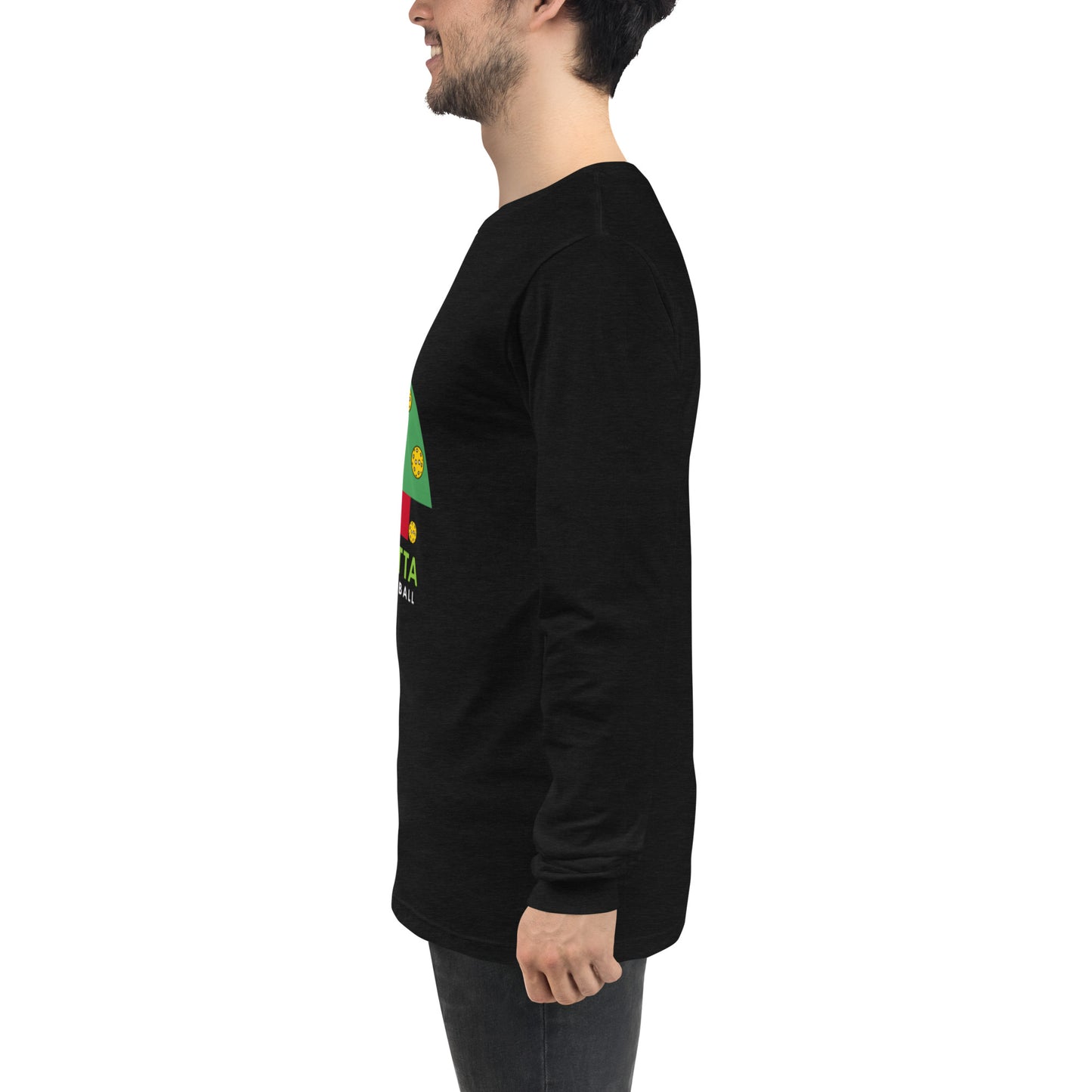 Unisex Long Sleeve Tee: PICKLEBALL CHRISTMAS TREE (more colors)