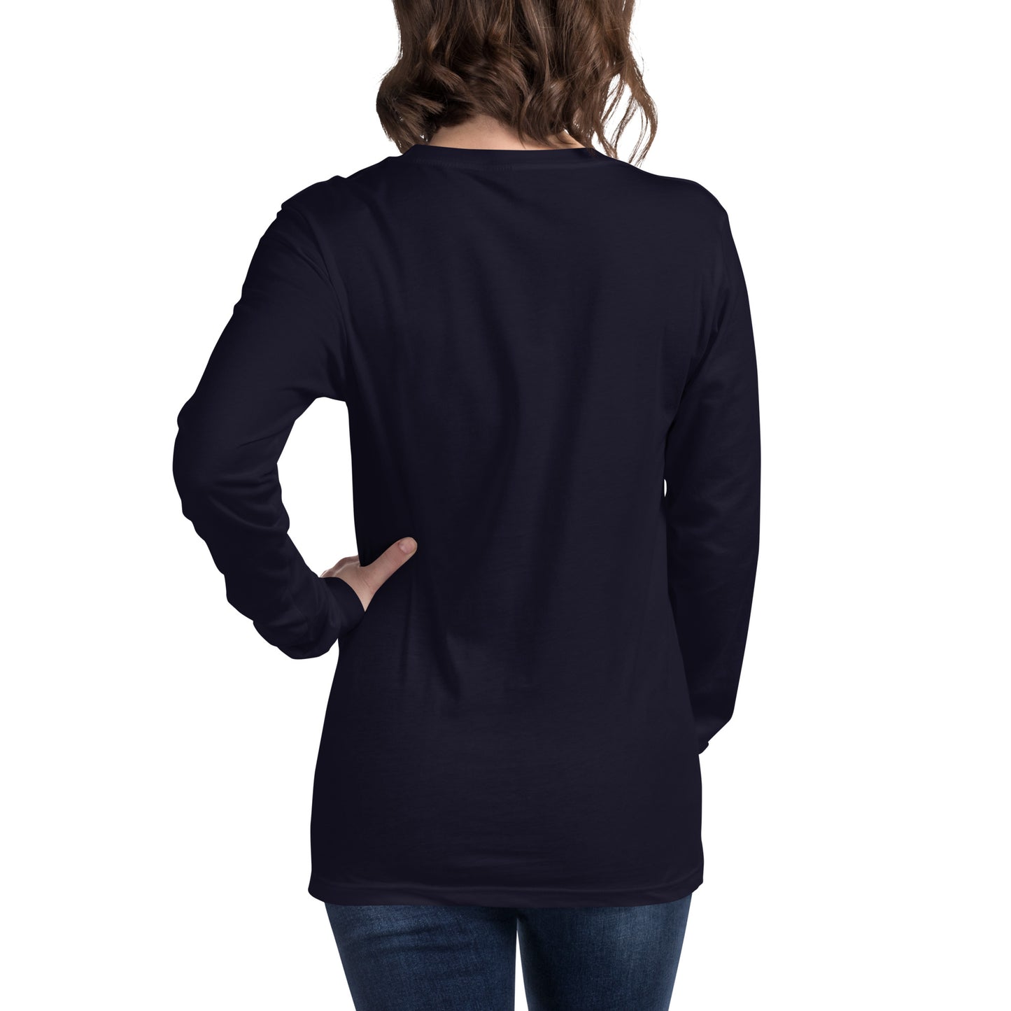 Unisex Long Sleeve Tee: PEACE LOVE JOY (more colors)