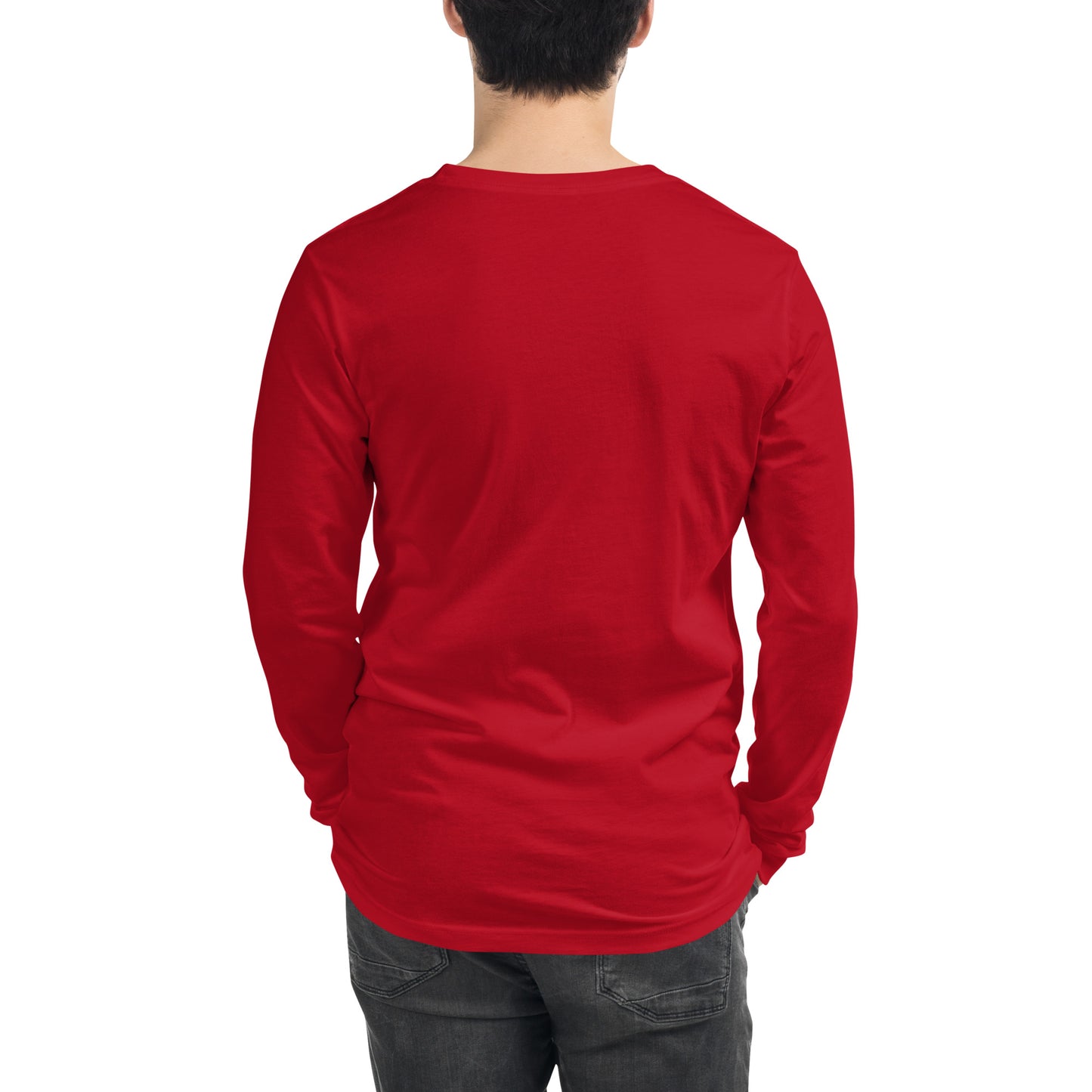 Unisex Long Sleeve Tee: PICKLEBALL CHRISTMAS WREATH (more colors)