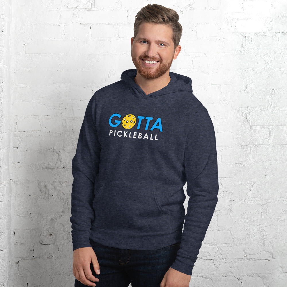 Unisex Hoodie Cotton/Fleece: GOTTA PICKLEBALL BLUE LOGO (more colors)