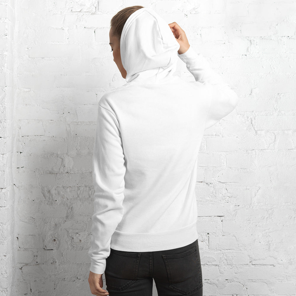 Unisex Hoodie Cotton/Fleece: Embroidered Purple Gotta Pickleball White