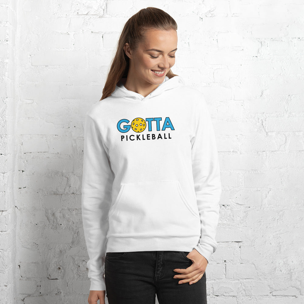 Unisex Hoodie Cotton/Fleece: GOTTA PICKLEBALL BLUE LOGO (more colors)