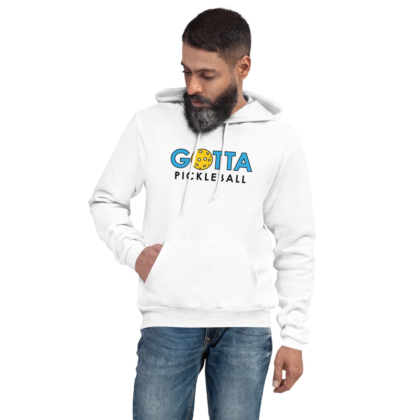 Unisex Hoodie Cotton/Fleece: GOTTA PICKLEBALL BLUE LOGO (more colors)