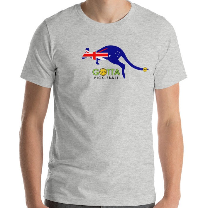 Classic T-Shirt: AUSTRALIA KANGAROO PICKLEBALL (more colors)