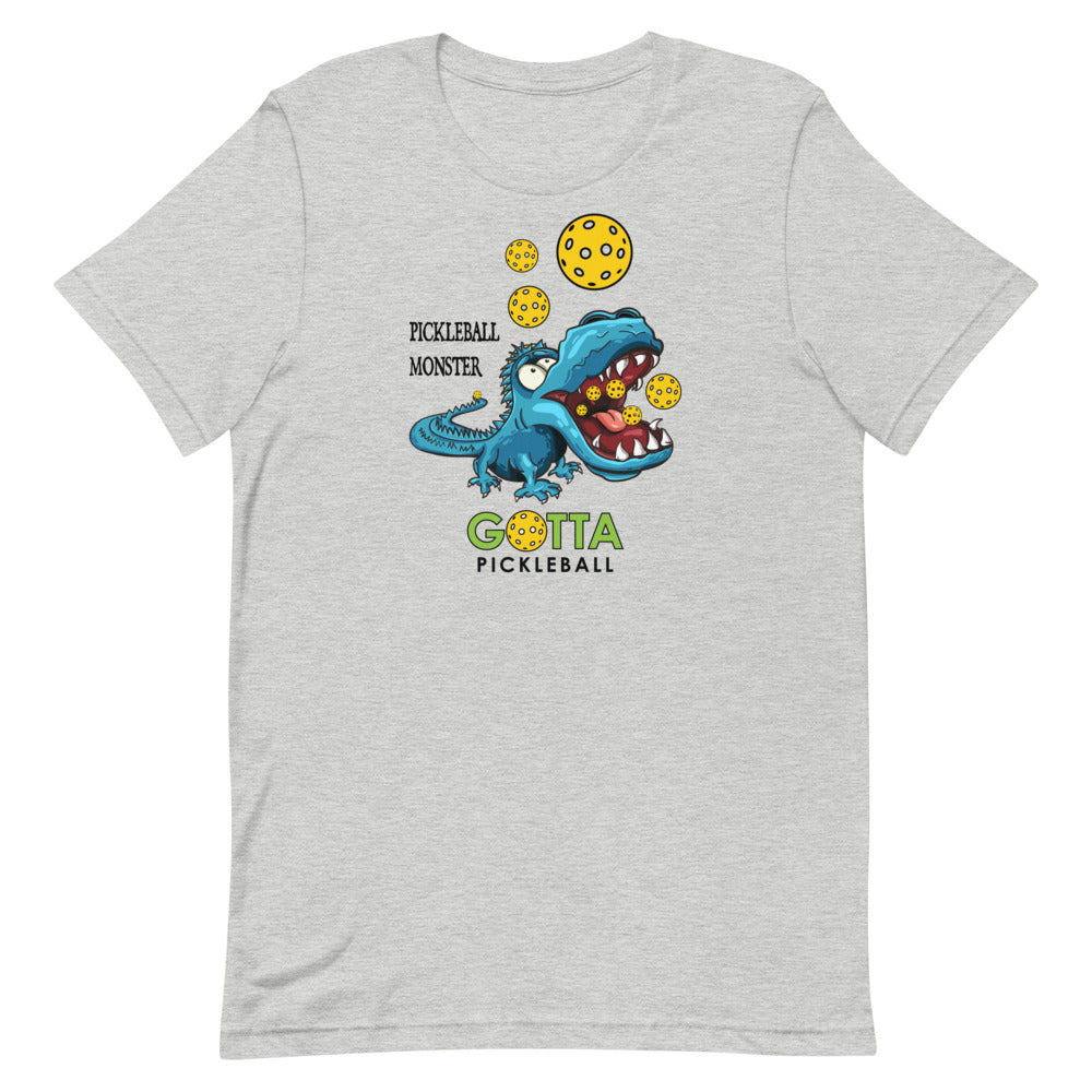 Classic T-Shirt: PICKLEBALL MONSTER BLUE ALLIGATOR (more colors)