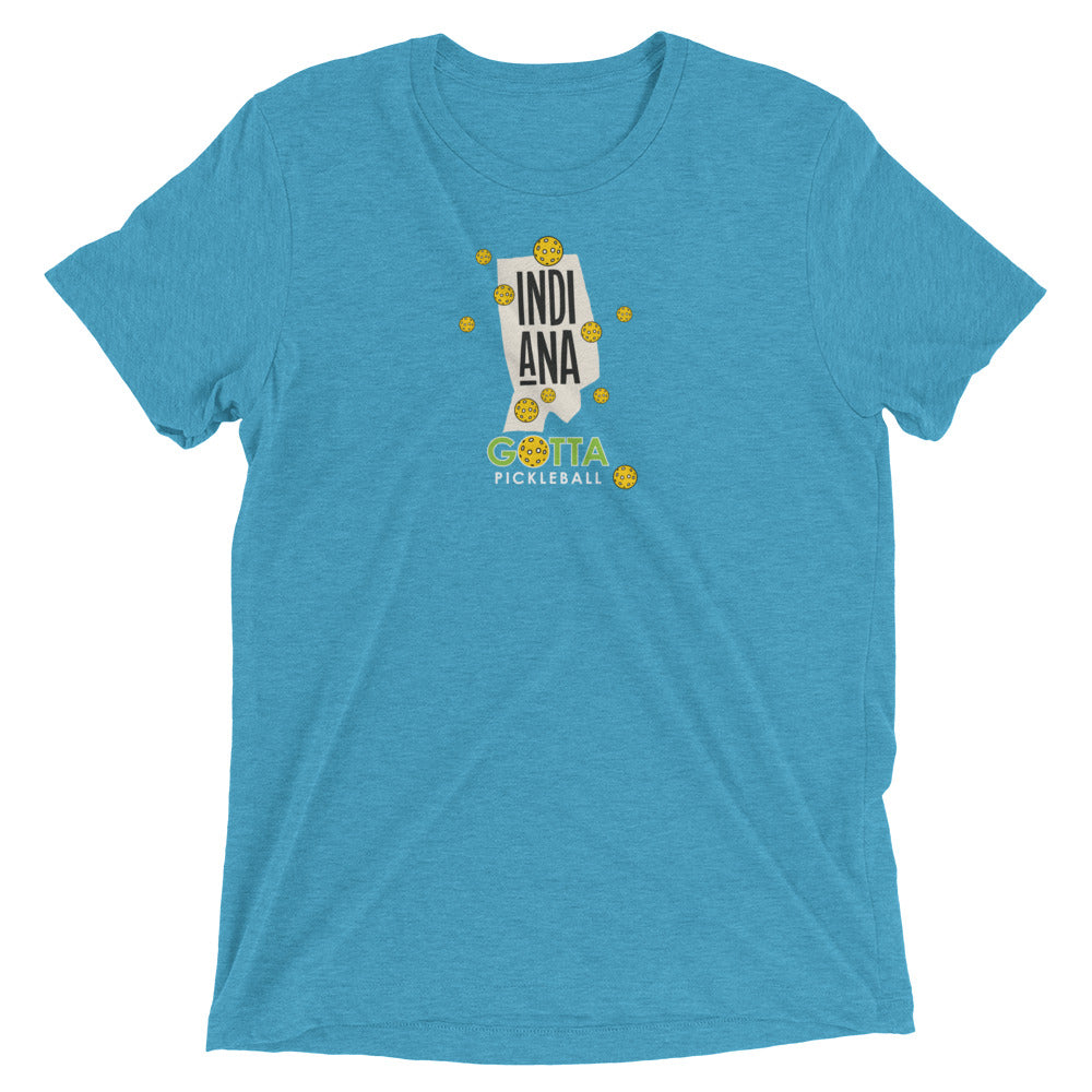 T-shirt TRI-BLEND: INDIANA GOTTA PICKLEBALL (more colors)