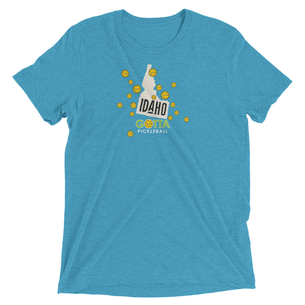 T-shirt TRI-BLEND: IDAHO GOTTA PICKLEBALL (more colors)