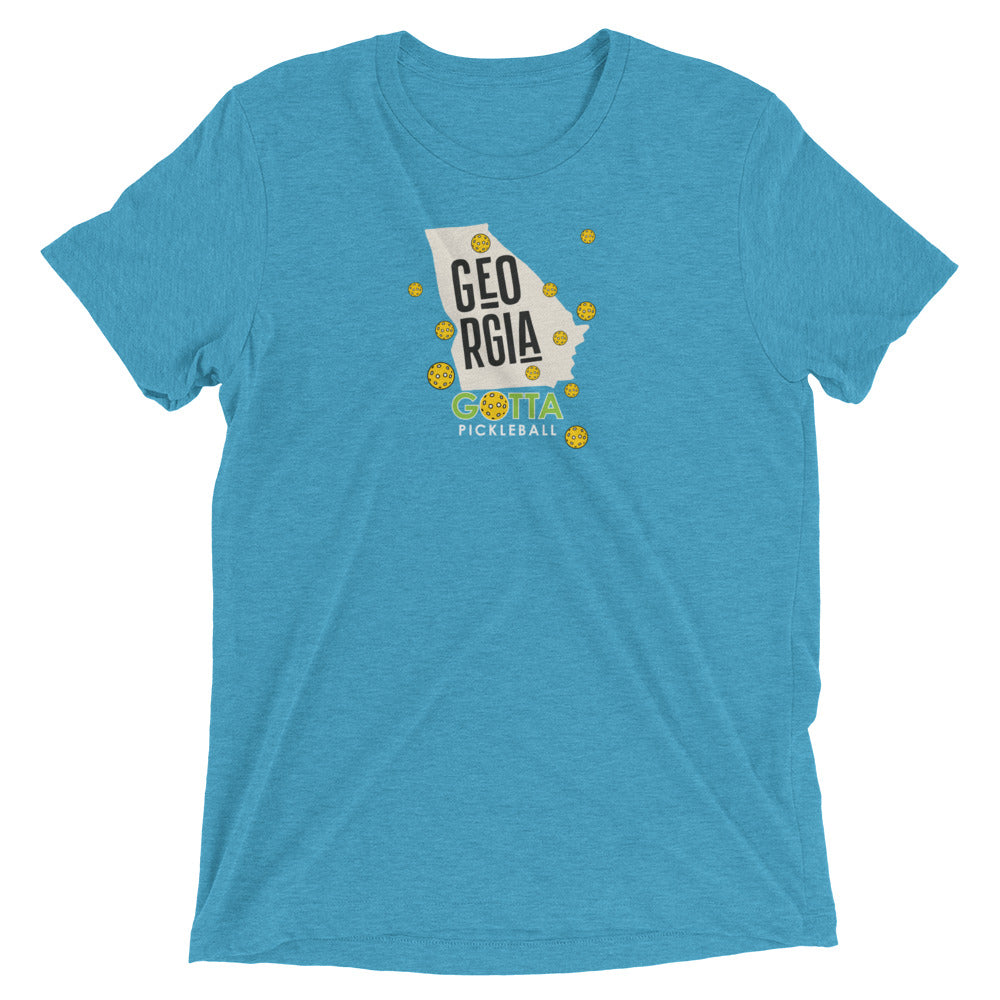 T-shirt TRI-BLEND: GEORGIA GOTTA PICKLEBALL (more colors)