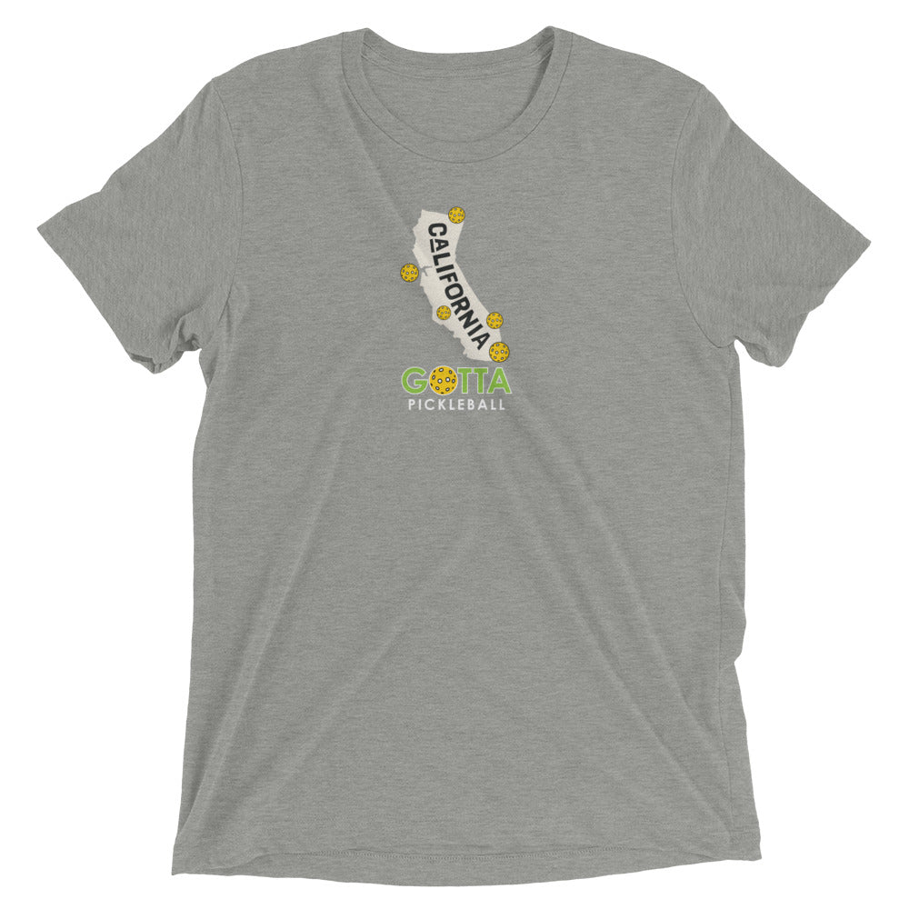 T-shirt TRI-BLEND: CALIFORNIA GOTTA PICKLEBALL (more colors)