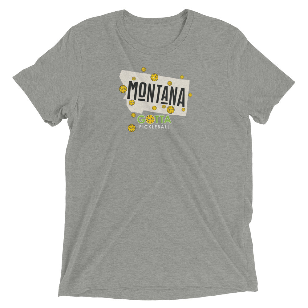 T-shirt TRI-BLEND: MONTANA GOTTA PICKLEBALL (more colors)