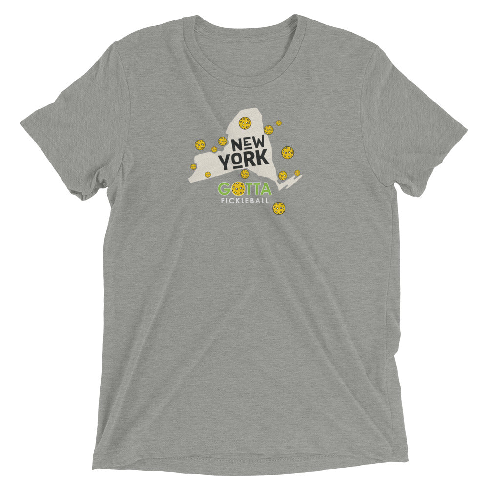 T-shirt TRI-BLEND: NEW YORK GOTTA PICKLEBALL (more colors)