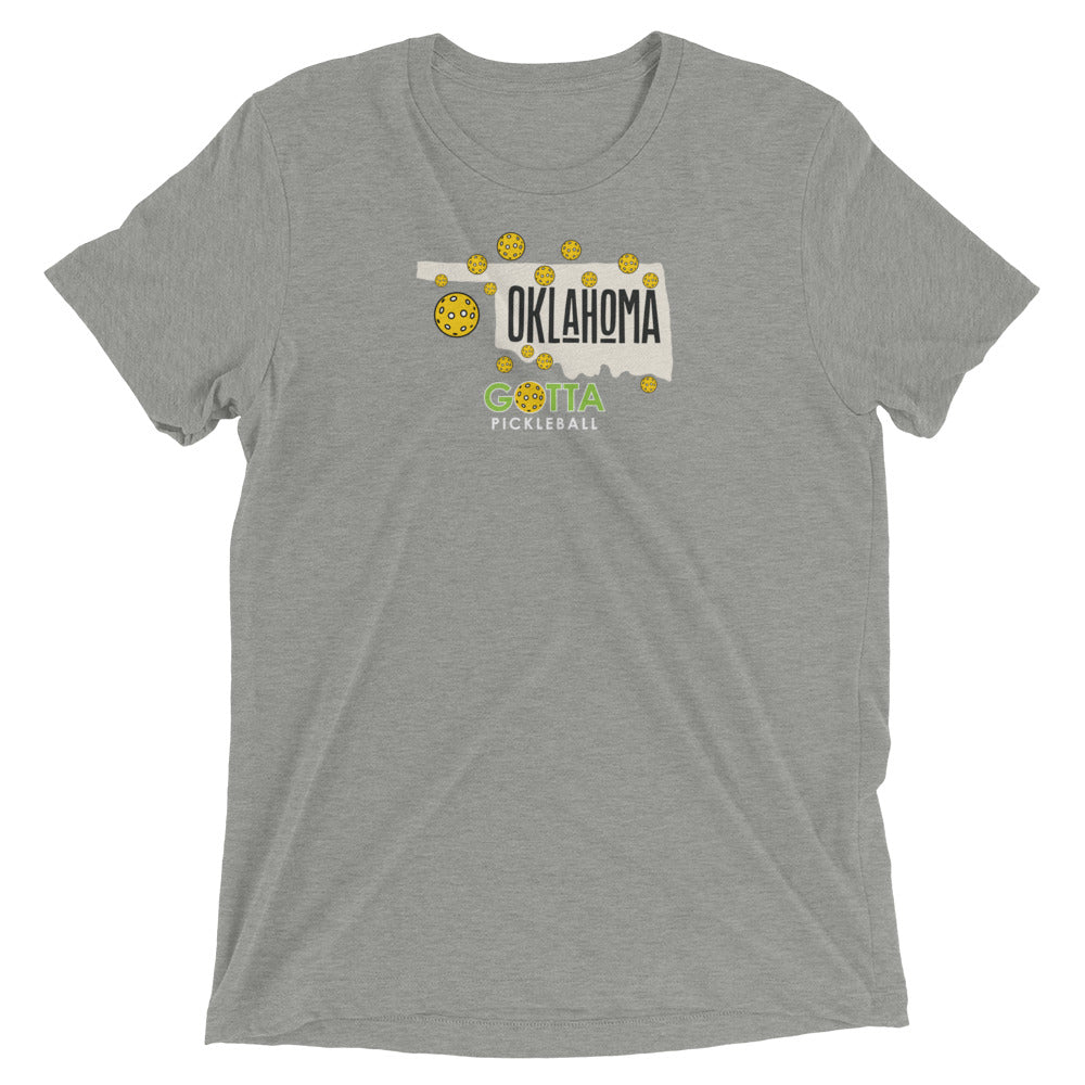 T-shirt TRI-BLEND: OKLAHOMA GOTTA PICKLEBALL (more colors)