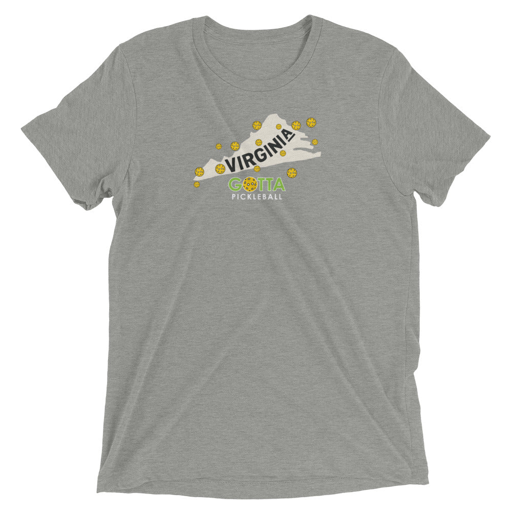 T-shirt TRI-BLEND: VIRGINIA GOTTA PICKLEBALL (more colors)