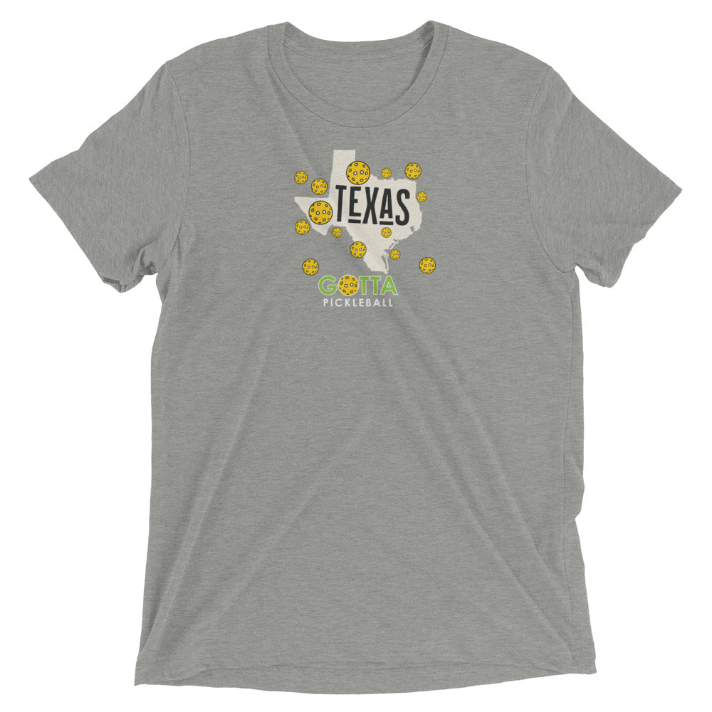 T-shirt TRI-BLEND: TEXAS GOTTA PICKLEBALL (more colors)
