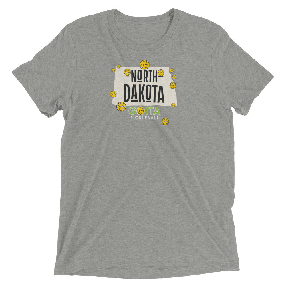 T-shirt TRI-BLEND: NORTH DAKOTA GOTTA PICKLEBALL (more colors)