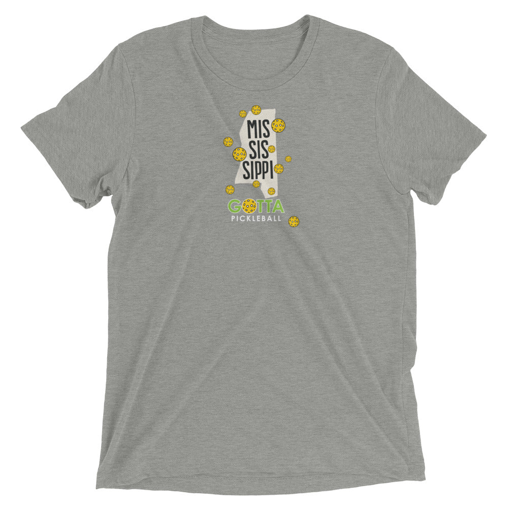 T-shirt TRI-BLEND: MISSISSIPPI GOTTA PICKLEBALL (more colors)