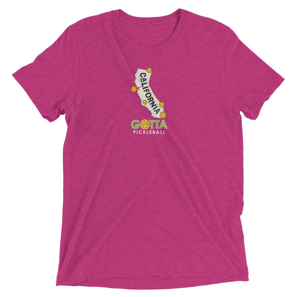 T-shirt TRI-BLEND: CALIFORNIA GOTTA PICKLEBALL (more colors)