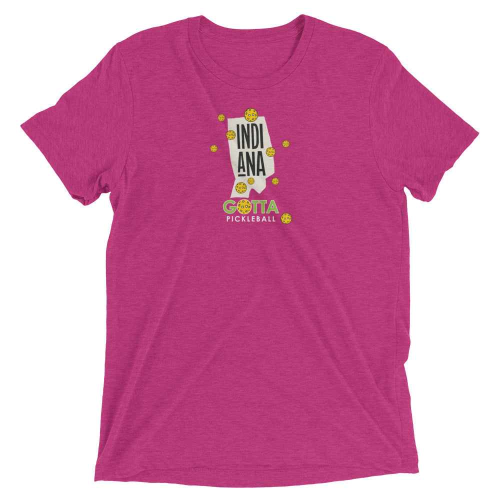 T-shirt TRI-BLEND: INDIANA GOTTA PICKLEBALL (more colors)