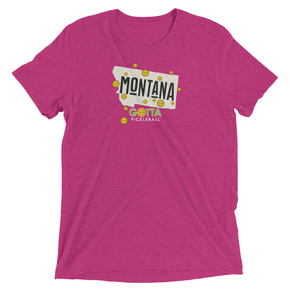 T-shirt TRI-BLEND: MONTANA GOTTA PICKLEBALL (more colors)