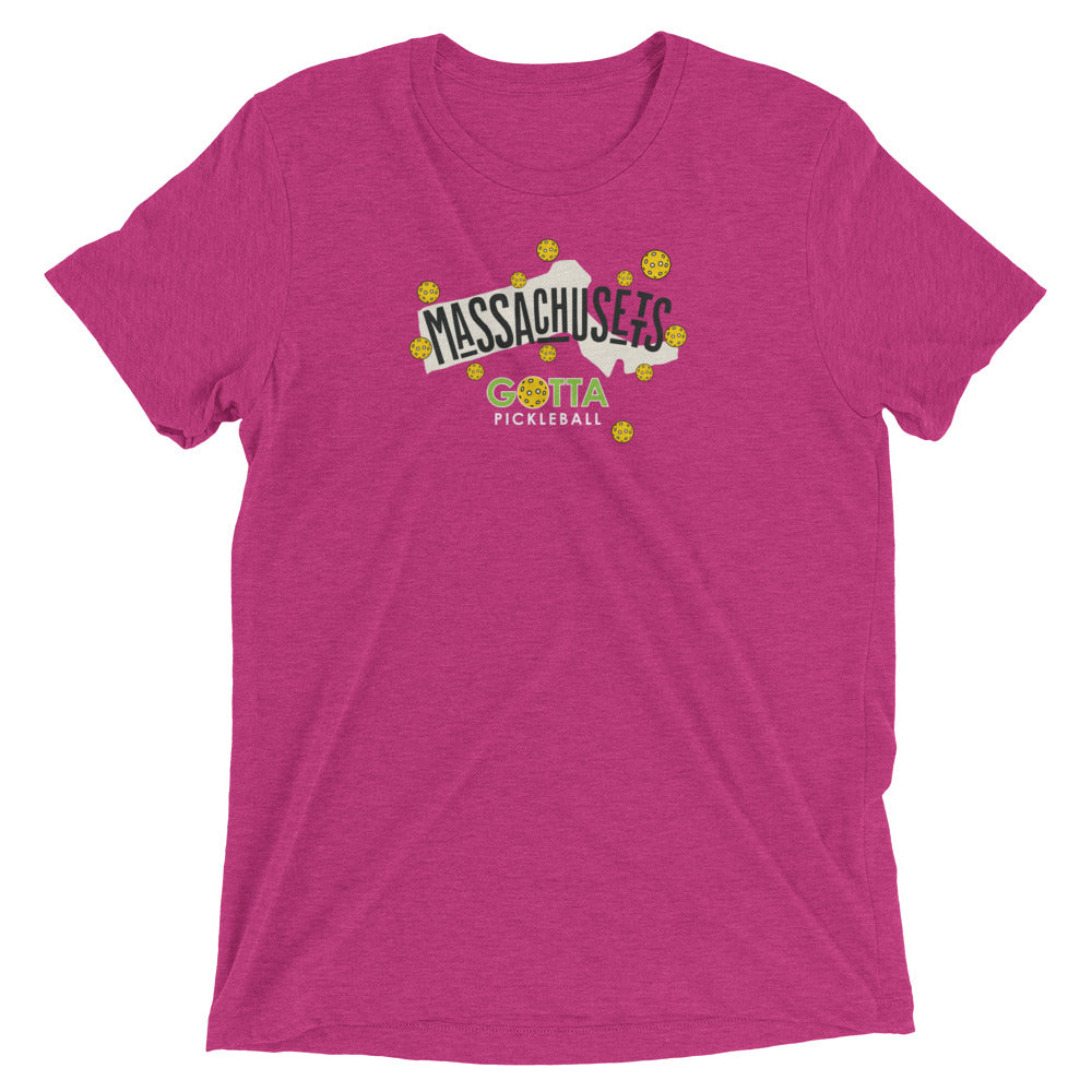 T-shirt TRI-BLEND: MASSACHUSETTS GOTTA PICKLEBALL (more colors)