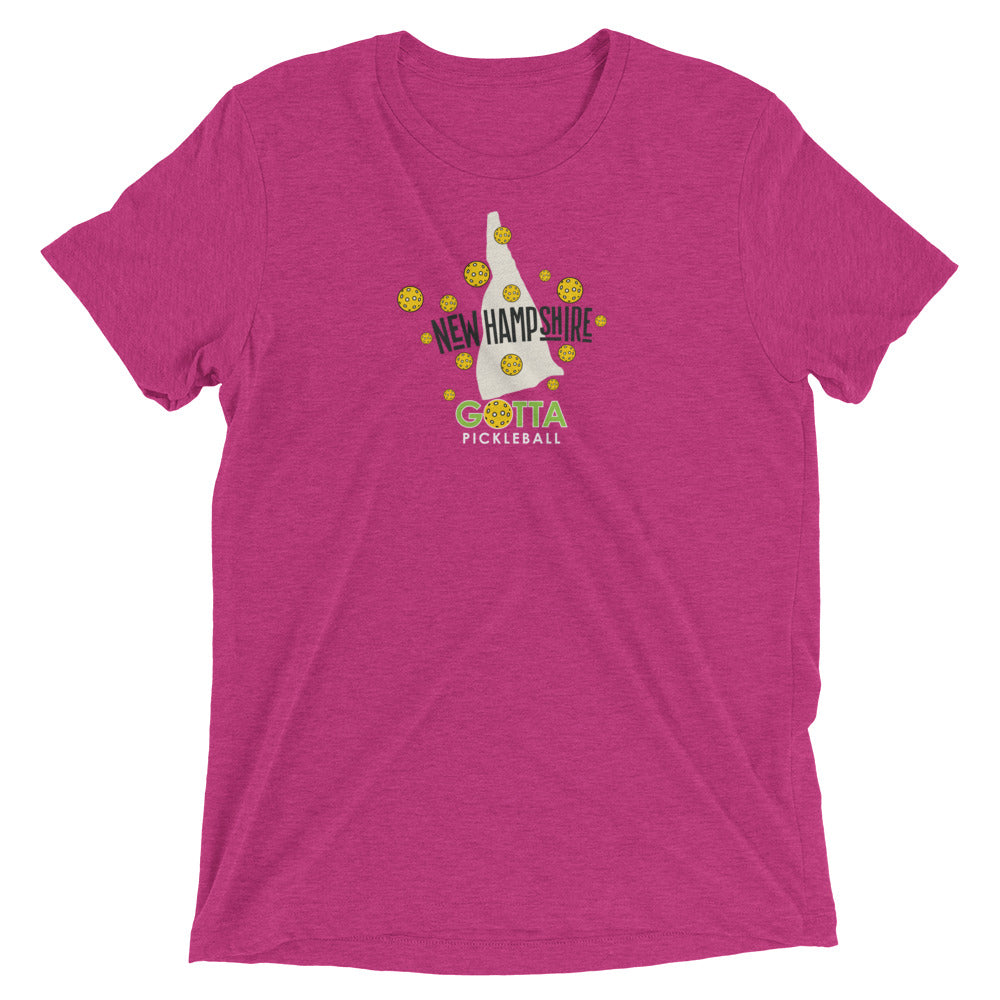 T-shirt TRI-BLEND: NEW HAMPSHIRE GOTTA PICKLEBALL (more colors)