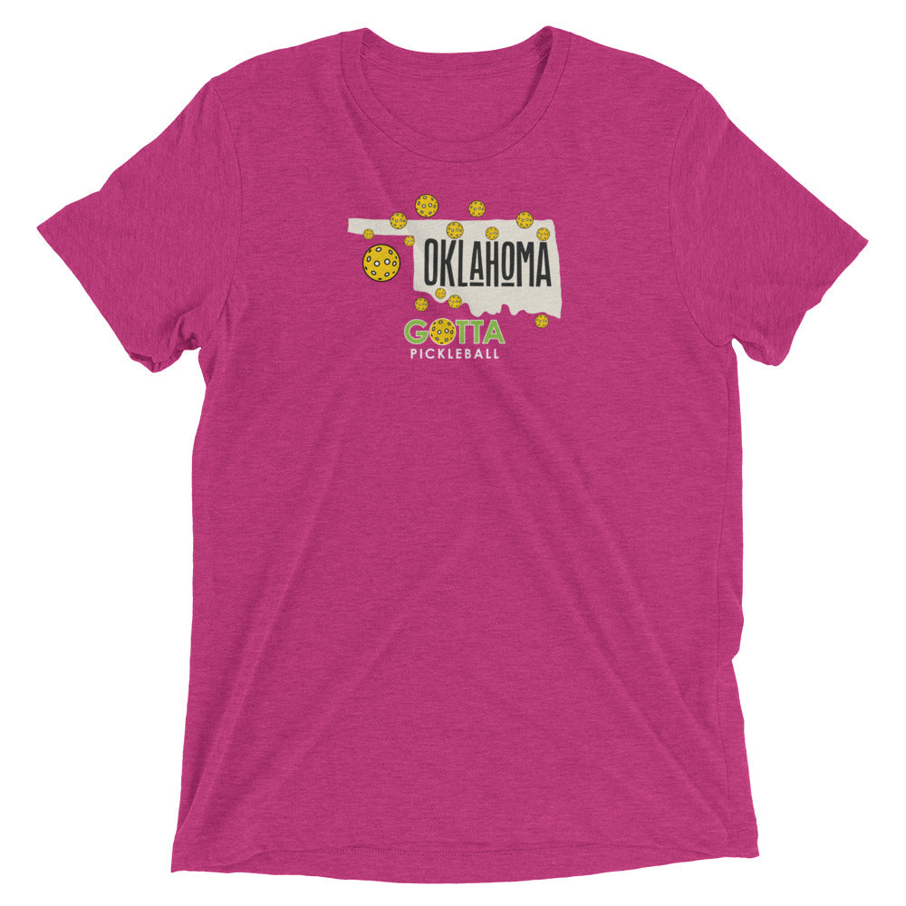 T-shirt TRI-BLEND: OKLAHOMA GOTTA PICKLEBALL (more colors)
